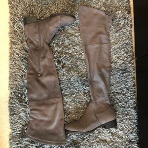 Suede Over the Knee Boots
